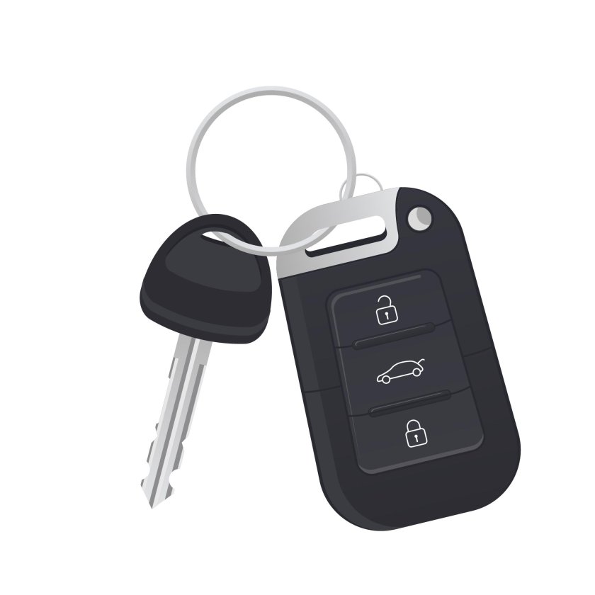 Автомобильный ключ вектор