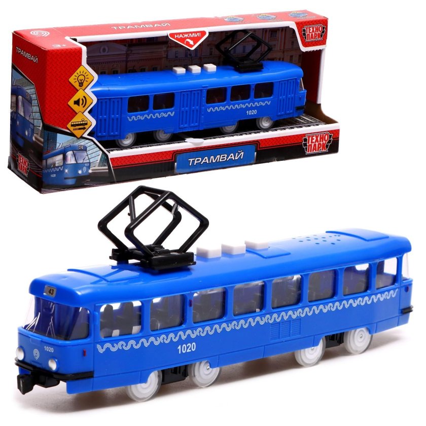 Трамвай Технопарк x600-h36002-r 30 см