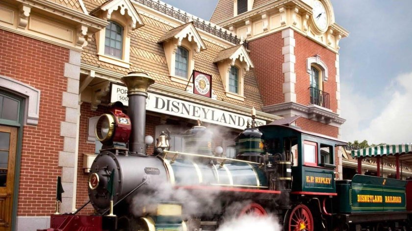 Диснейленд Париж железная дорога