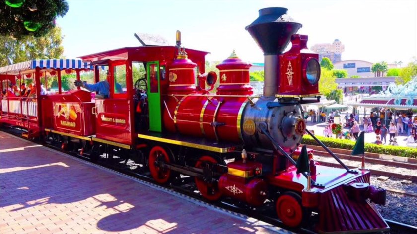 Железная дорога Диснейленд Калифорния