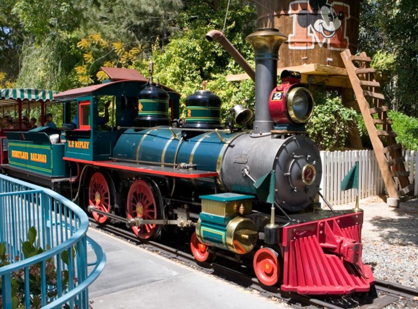 Диснейленд Париж железная дорога