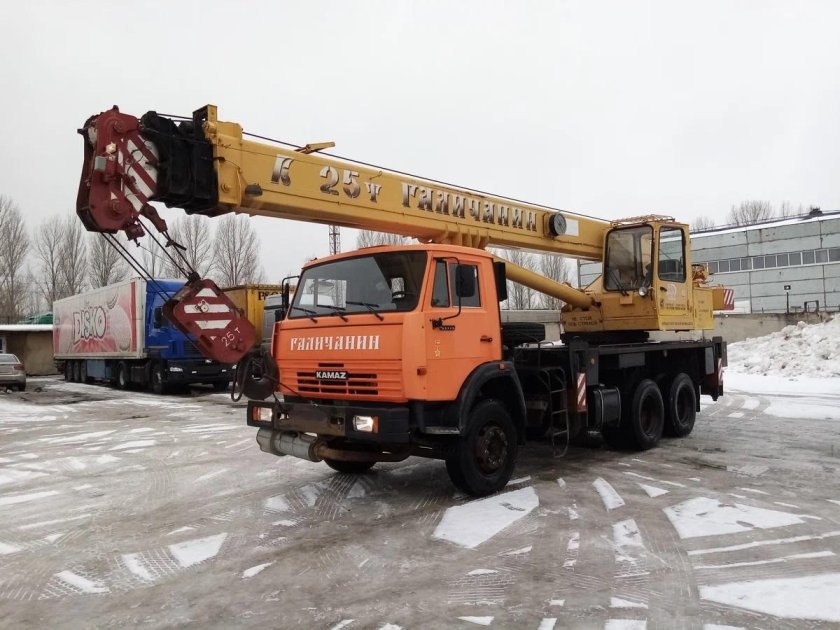 КАМАЗ кран Галичанин 25