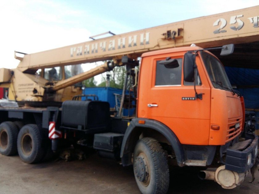 Автокран Исузу