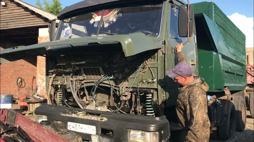 Плавающая кабина на КАМАЗ 6520