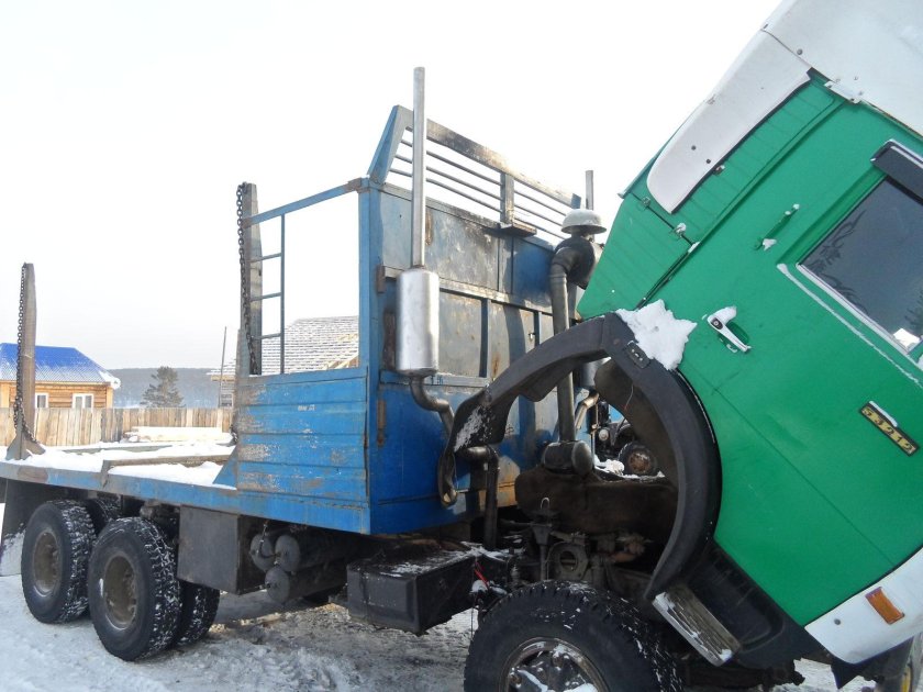 Выхлоп на вверх КАМАЗ 43118