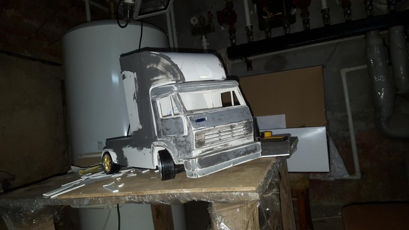 Модель КАМАЗА своими руками