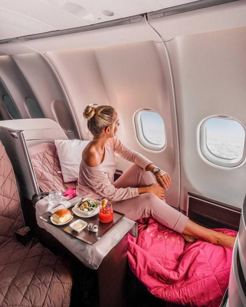 Бизнес класс в самолете