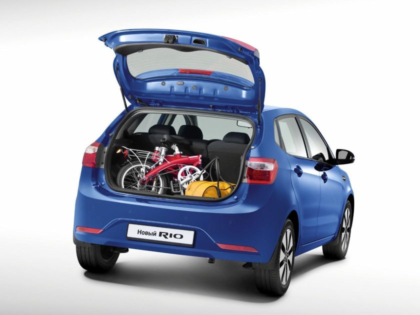 Kia Rio хэтчбек 2018 багажник