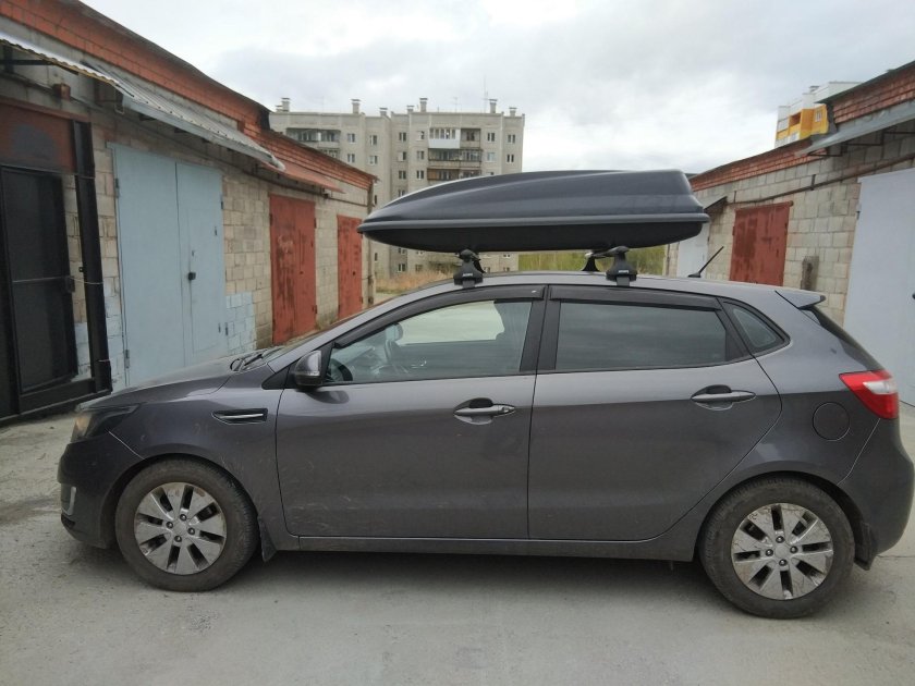 Багажник на крышу Киа Рио 3 хэтчбек