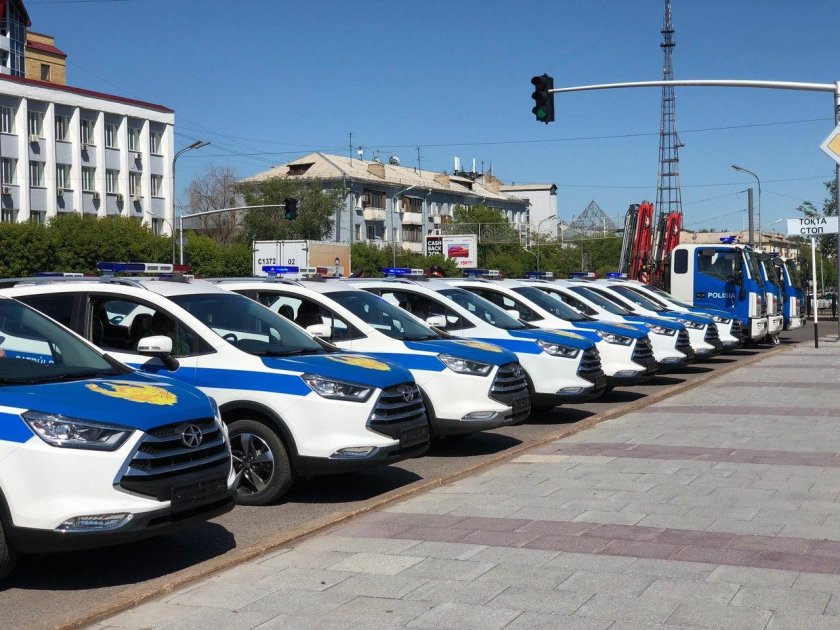 Полиция Казахстана авто