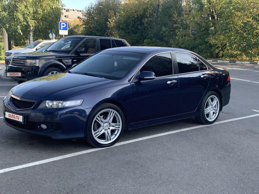 Хонда Аккорд 7 темно синий