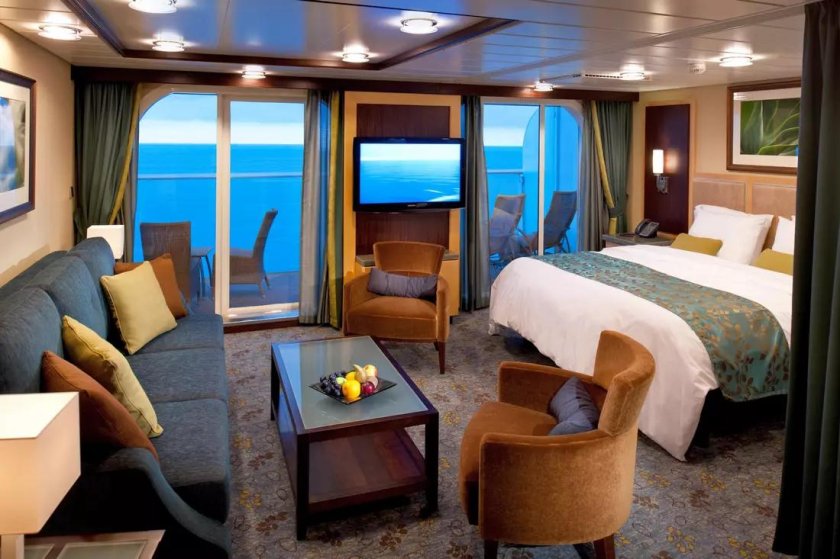 Круизный лайнер Оазис каюты