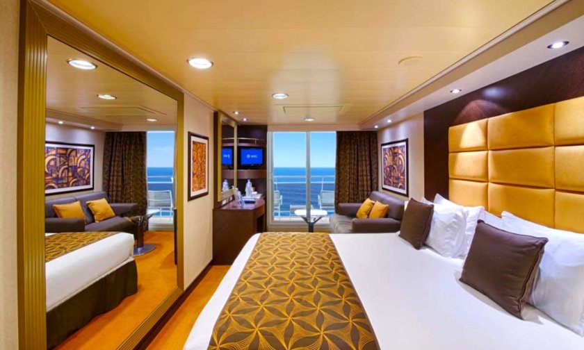 MSC splendida каюты