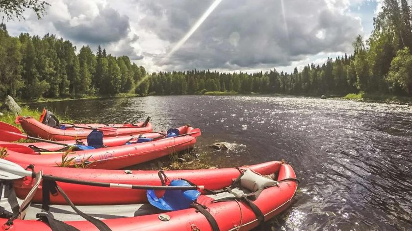 Янисйоки река сплав