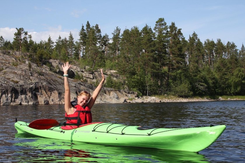 Ладожские шхеры байдарка каяк