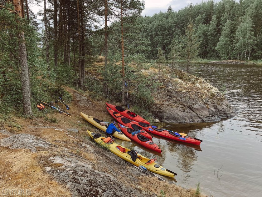 Ладожские шхеры на байдарках