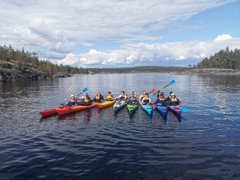 Ладожские шхеры на байдарках
