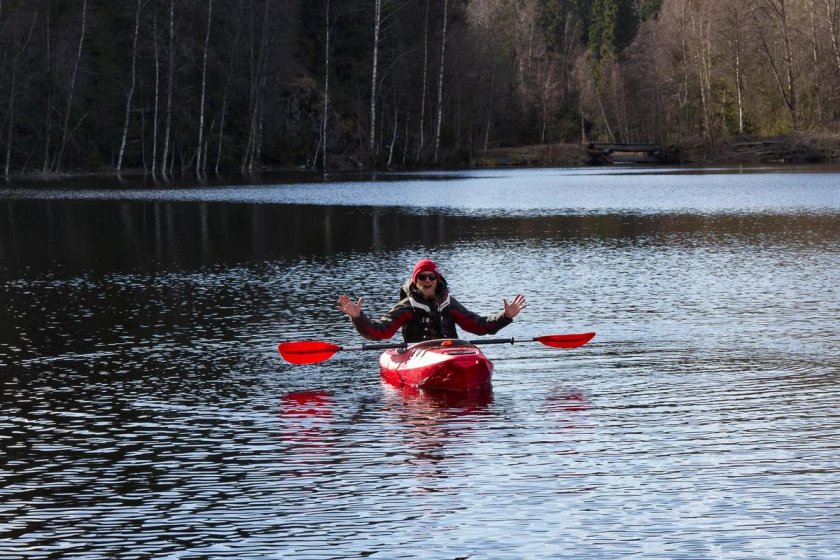 Озеро Ристиярви Карелия