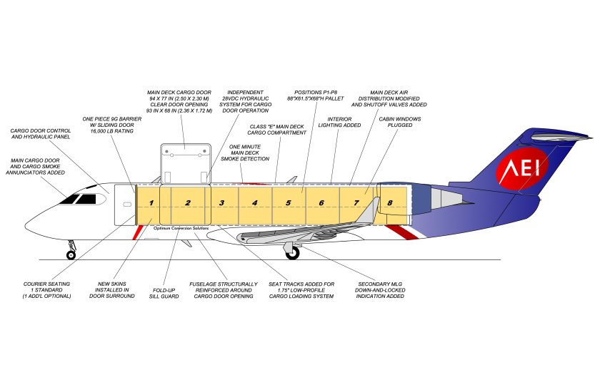 Canadair CRJ 200 самолет схема салона