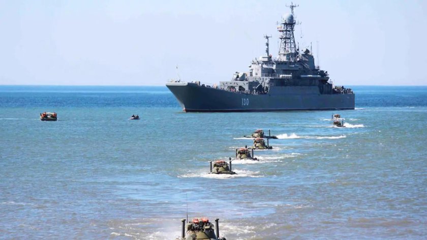 Морская пехота высадка десанта с БДК РФ