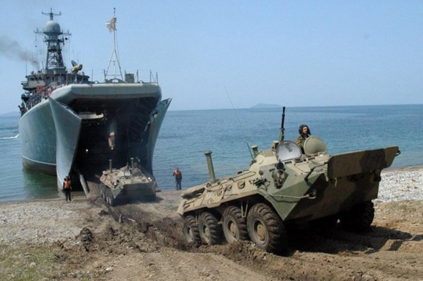 Морская пехота России БДК