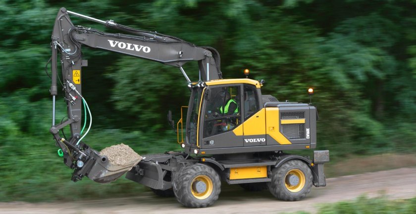 Вольво 160 экскаватор колесный