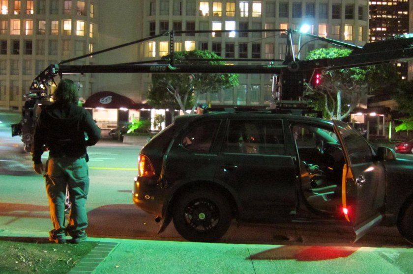 Съемка из автомобиля