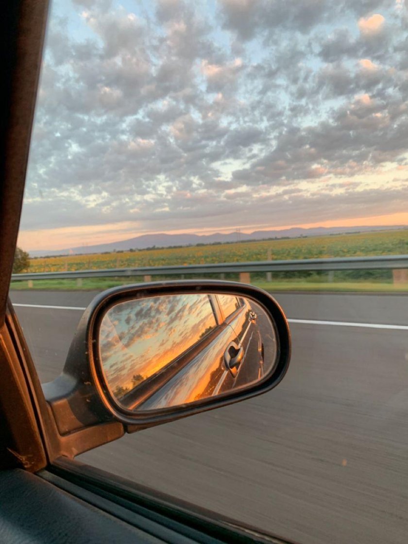 Вид из окна автомобиля