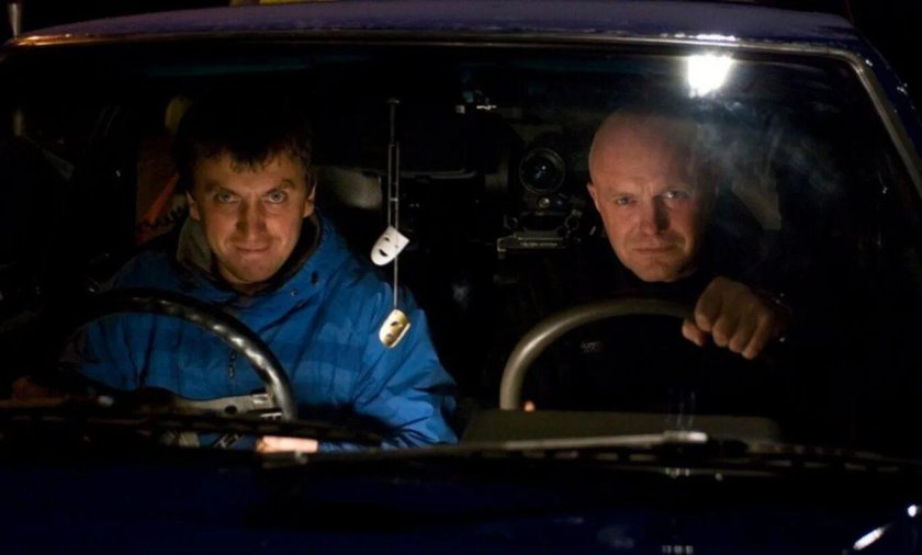 Кадр из фильма с машиной