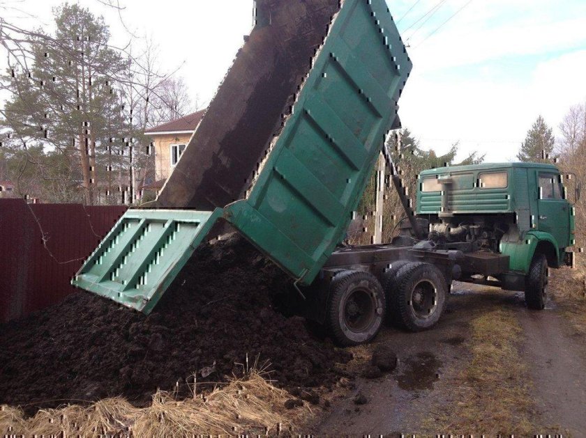 Плодородный грунт КАМАЗ