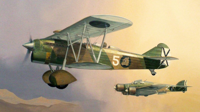 Fiat CR.32 самолет