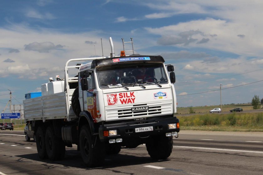 КАМАЗ техничка шёлковый путь 2016