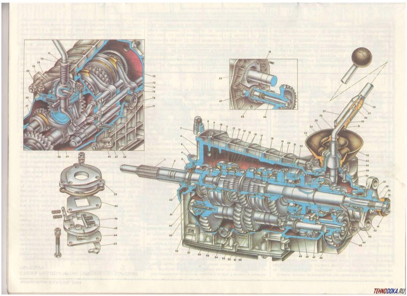 МКПП 5 ступенчатая ВАЗ 2107