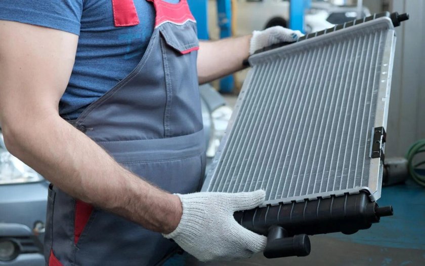 Мойка радиатора автомобиля