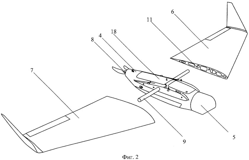 Схемы фюзеляжа БПЛА