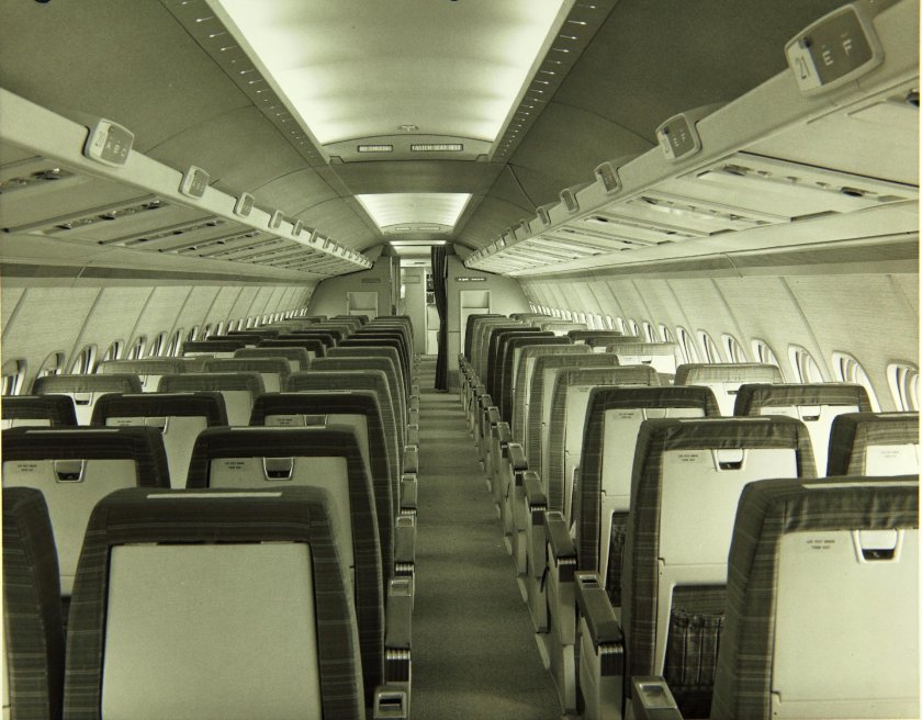 Convair 880 кабина