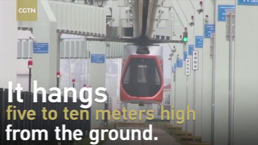 Воздушный поезд в Китае