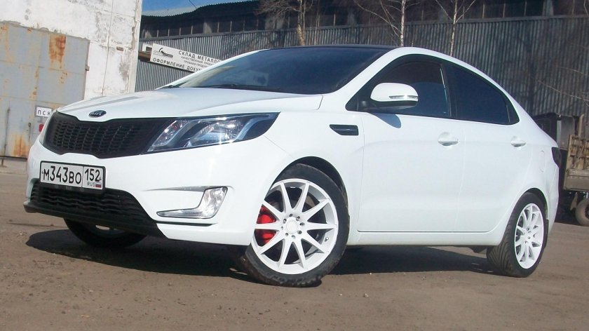 Киа Рио 3 белая