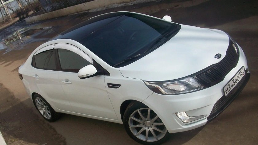 Киа Рио 3 белая