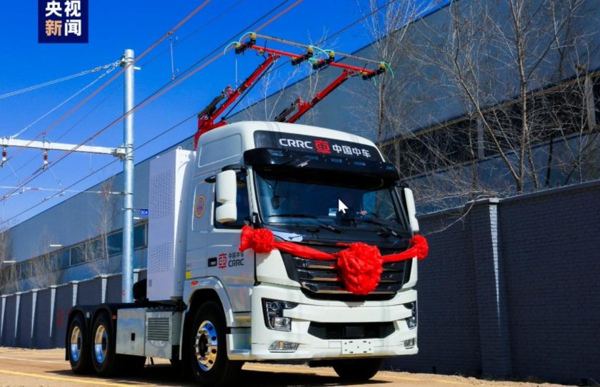 Гибридный грузовой автомобиль