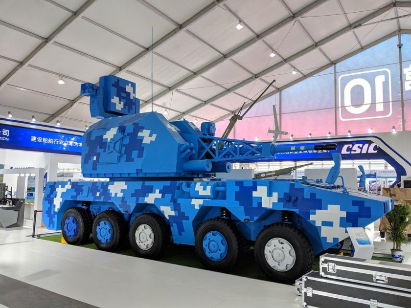 Китайская самоходная 76 мм ЗСУ