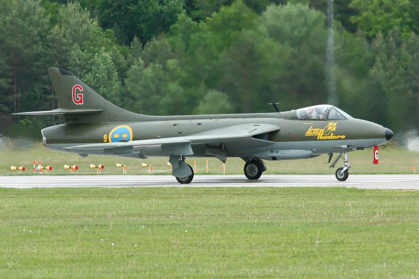 Самолет Hawker Hunter f1, f4, f6