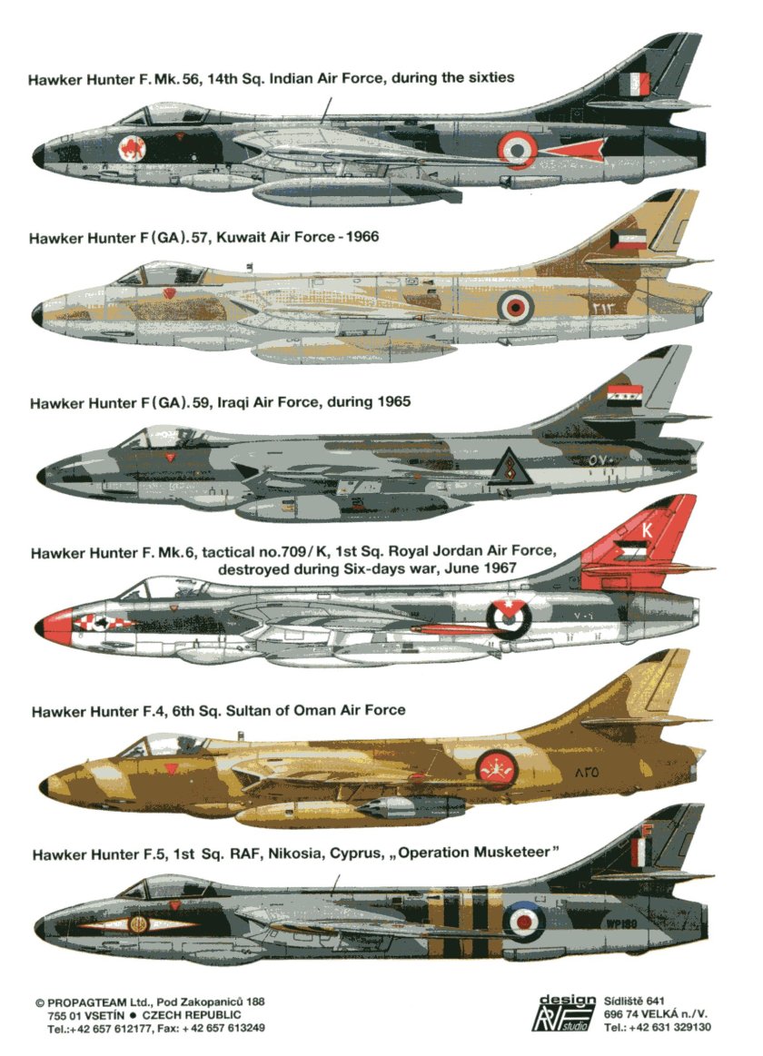 Хокер Хантер самолет