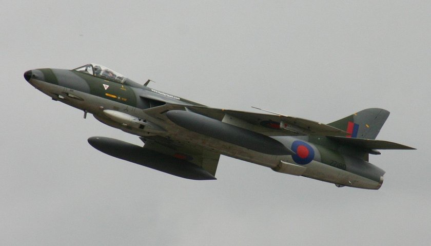 Hawker Hunter f58 тормозной парашют