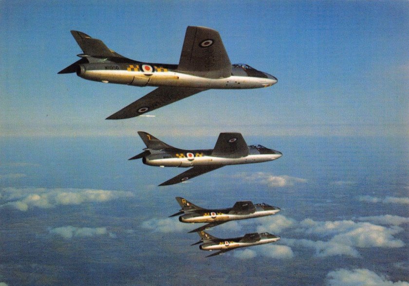 Самолет Hawker Hunter f1, f4, f6