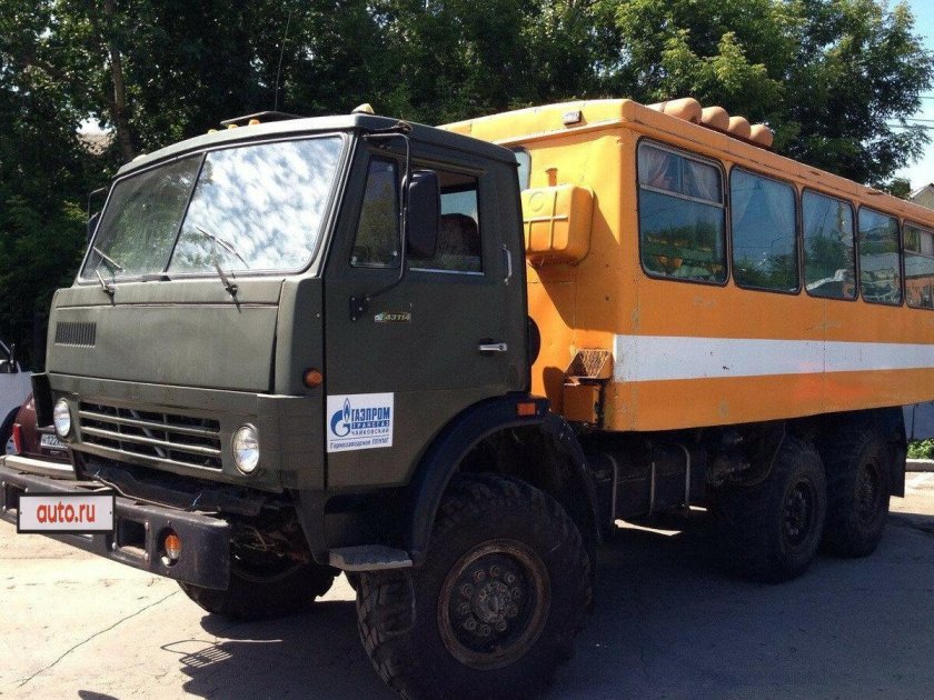 КАМАЗ вахтовка старый