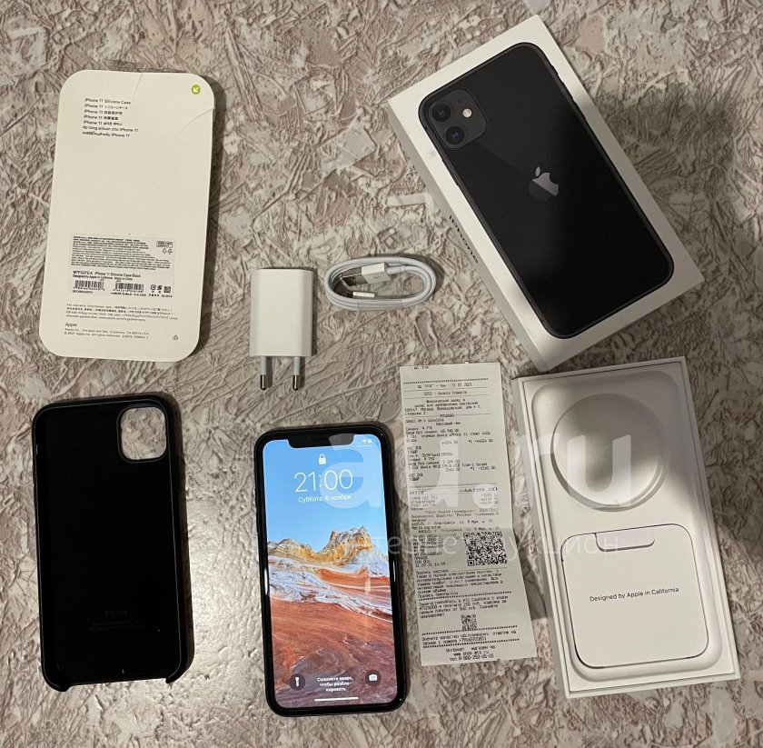 Айфон 11 64 ГБ черный