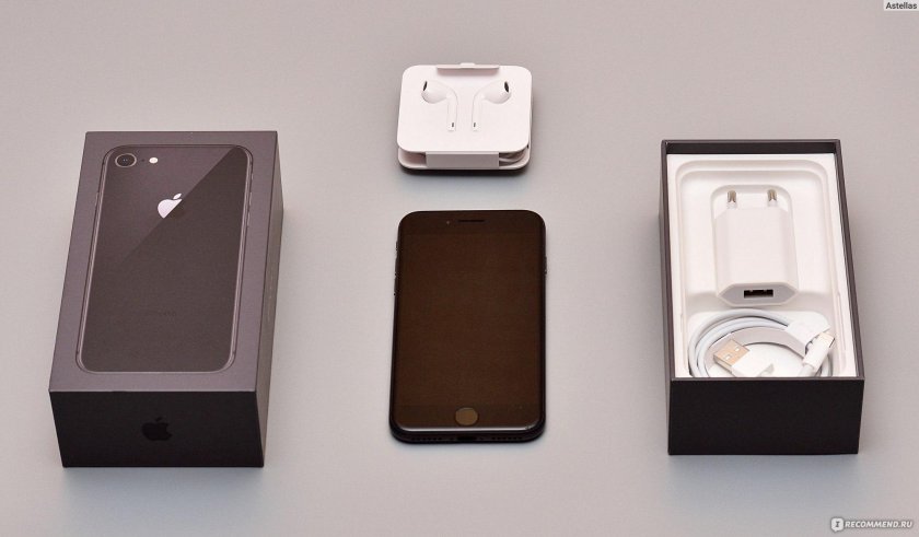 Iphone 8 Plus черный комплектация