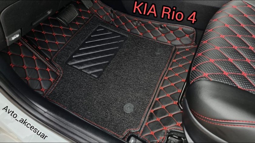 3д коврики на Киа Рио 4