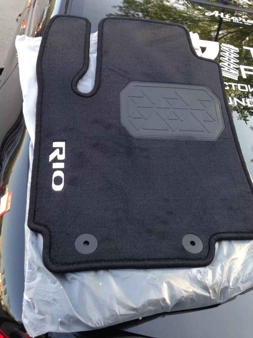Ворсовые коврики Киа Рио 3